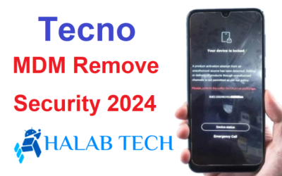 Tecno Camon 18 P CH7 MDM Remove Security 2024