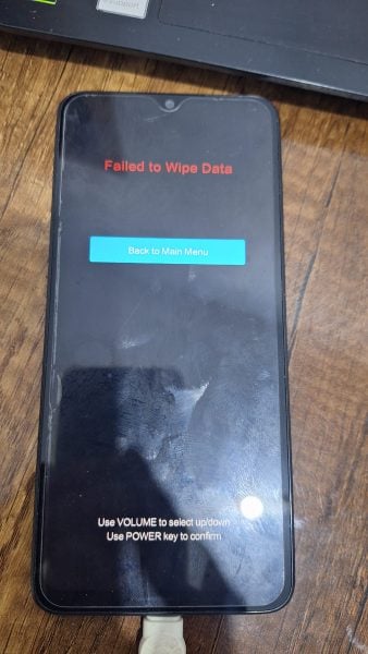 Xiaomi Redmi 13C Gale Fix Failed to Wipe Data