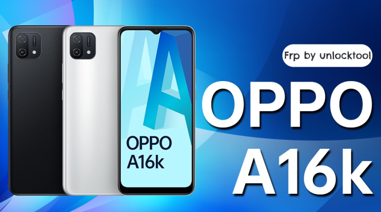 Oppo A16K CPH2349 frp via unlocktool