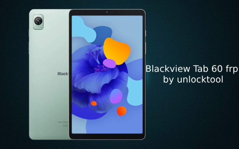 Blackview Tab 60 frp by unlocktool