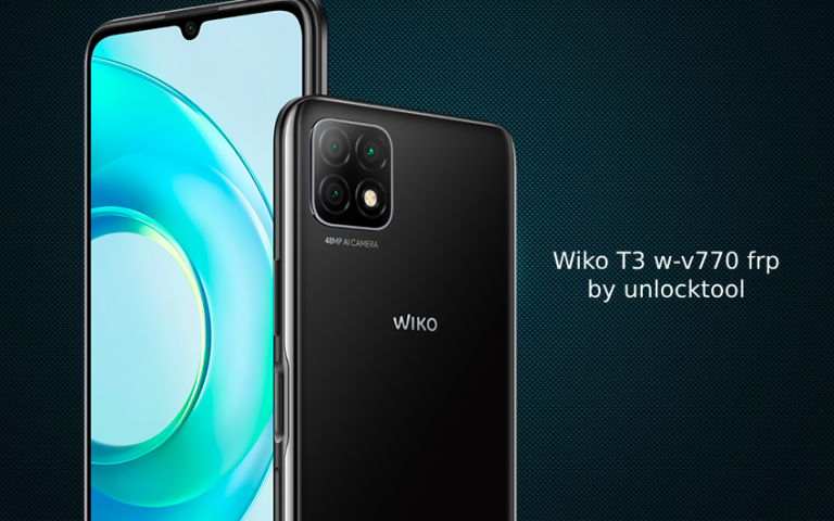 Wiko T3 w-v770 frp by unlocktool