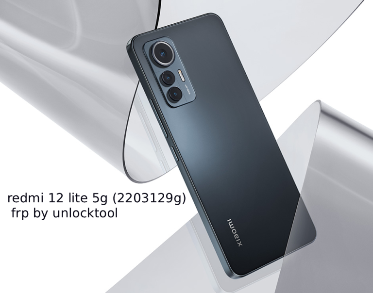 redmi 12 lite 5g (2203129g)(taoyao) frp by unlocktool