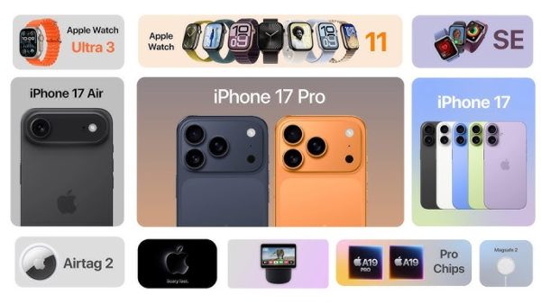 مؤتمر أبل 2025: إعلانات مذهلة مع iPhone 17 وiPhone Air وأحدث الابتكارات