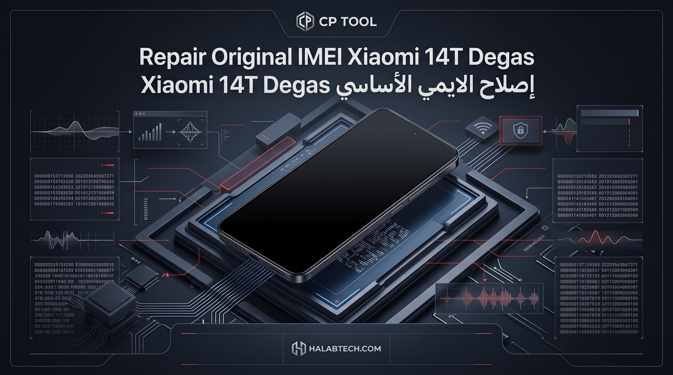 Repair Original IMEI Xiaomi 14T Degas By CP Tool / اصلاح الايمي الاساسي Xiaomi 14T Degas