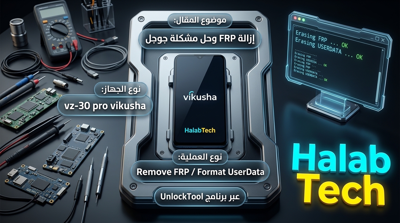 VZ-30 Pro Vikusha Erase FRP UnlockTool