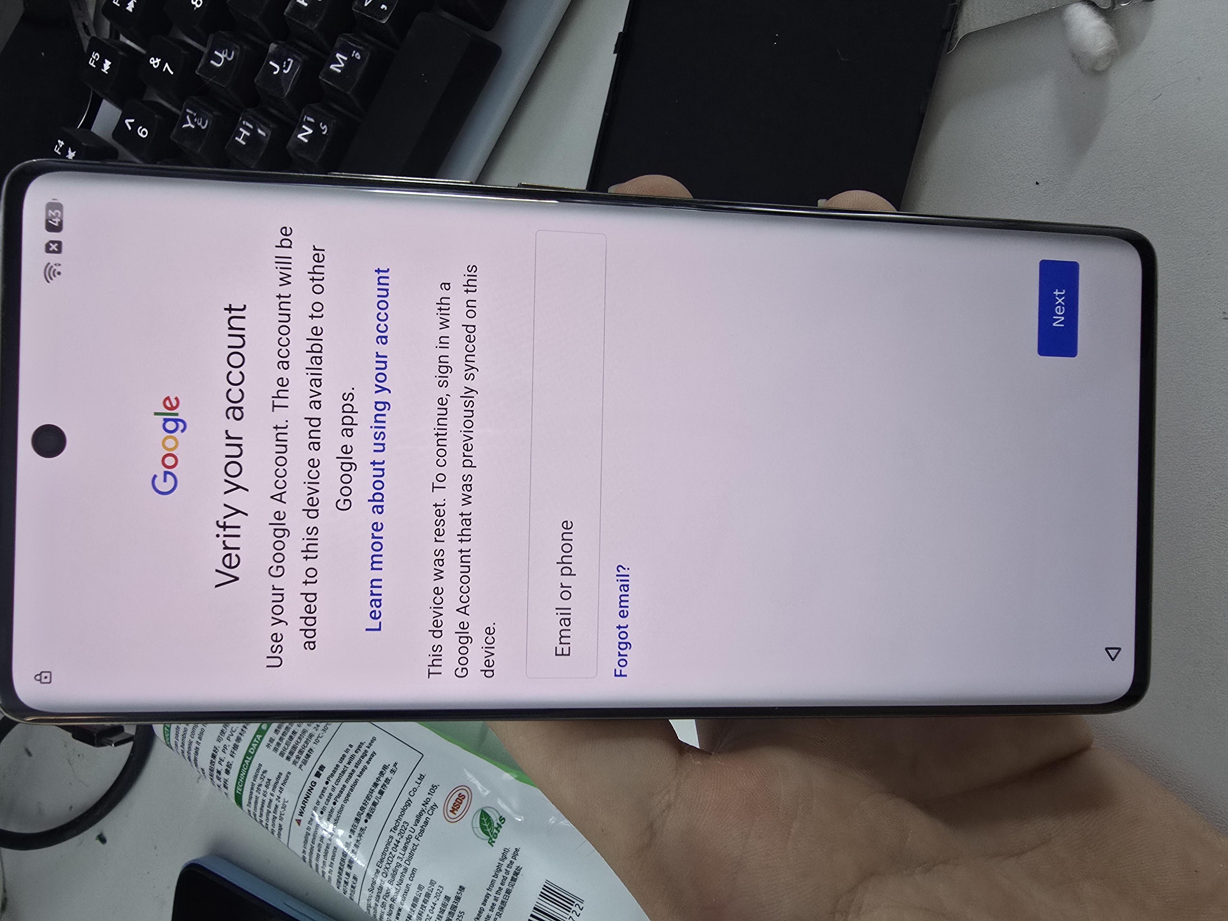 Frp Infinix note 40 pro by tsm tool