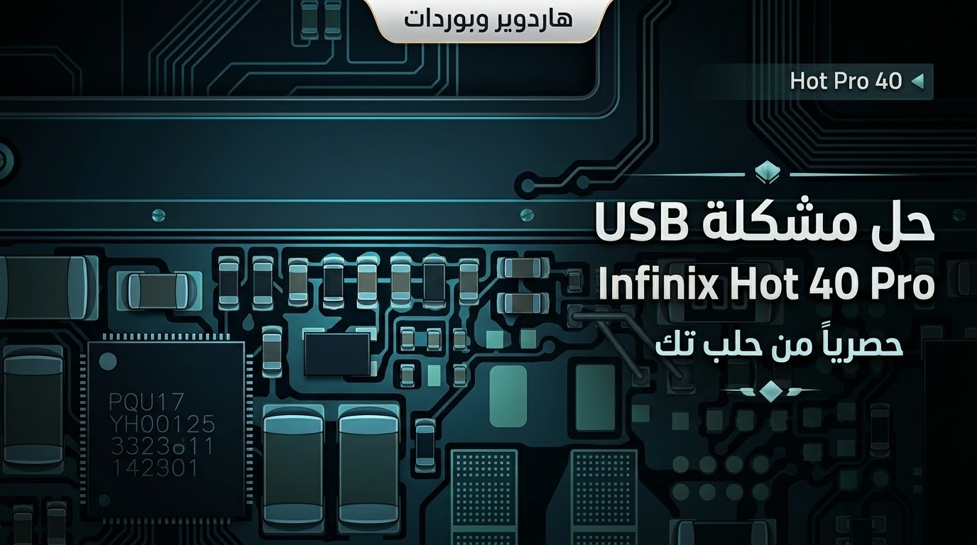 حل مشكلة عدم التعرف على الكمبيوتر لهاتف infinix Hot 40 Pro(x6837)