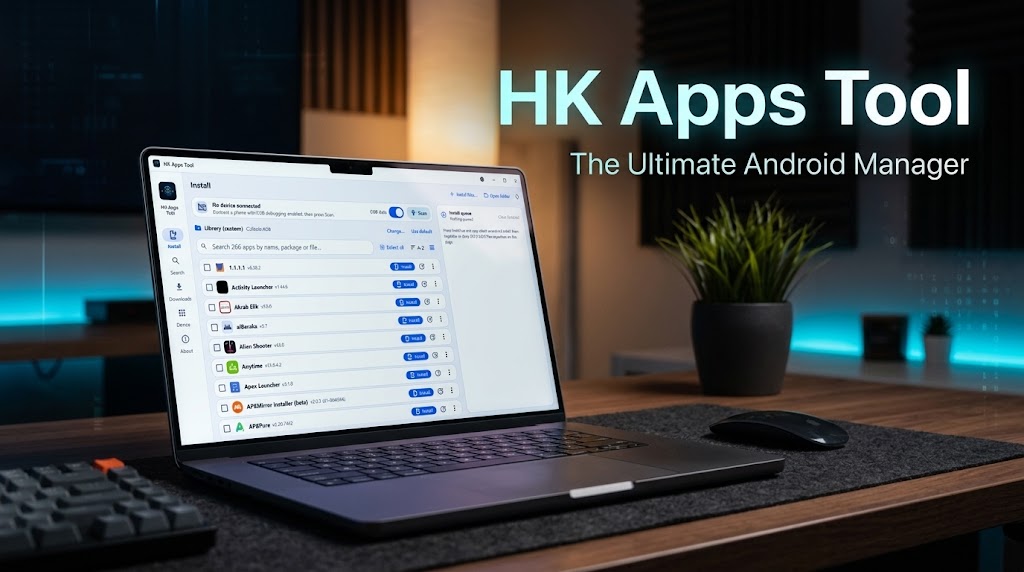 أداة لإدارة ملفات APK,XAPK وتحديثها وتثبيتها