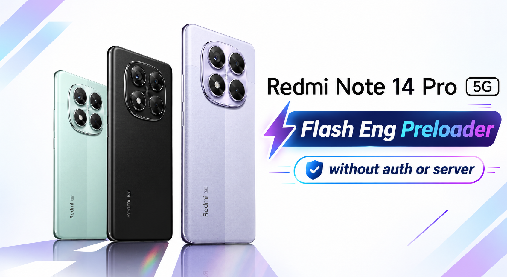 Redmi Note 14 Pro 4G (obsidian) flash ENG Preloader without Auth server by DFT PRO